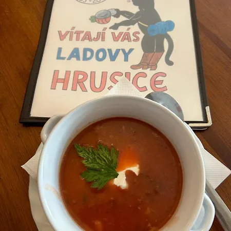 بيت ضيافة Hrusicka Restaurace A S Klimatizaci A Parkovistem Pro Motorky A Kola 3*